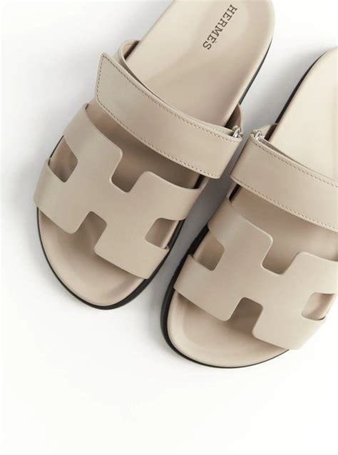 hermes slippers geel|Hermes chypre sandals.